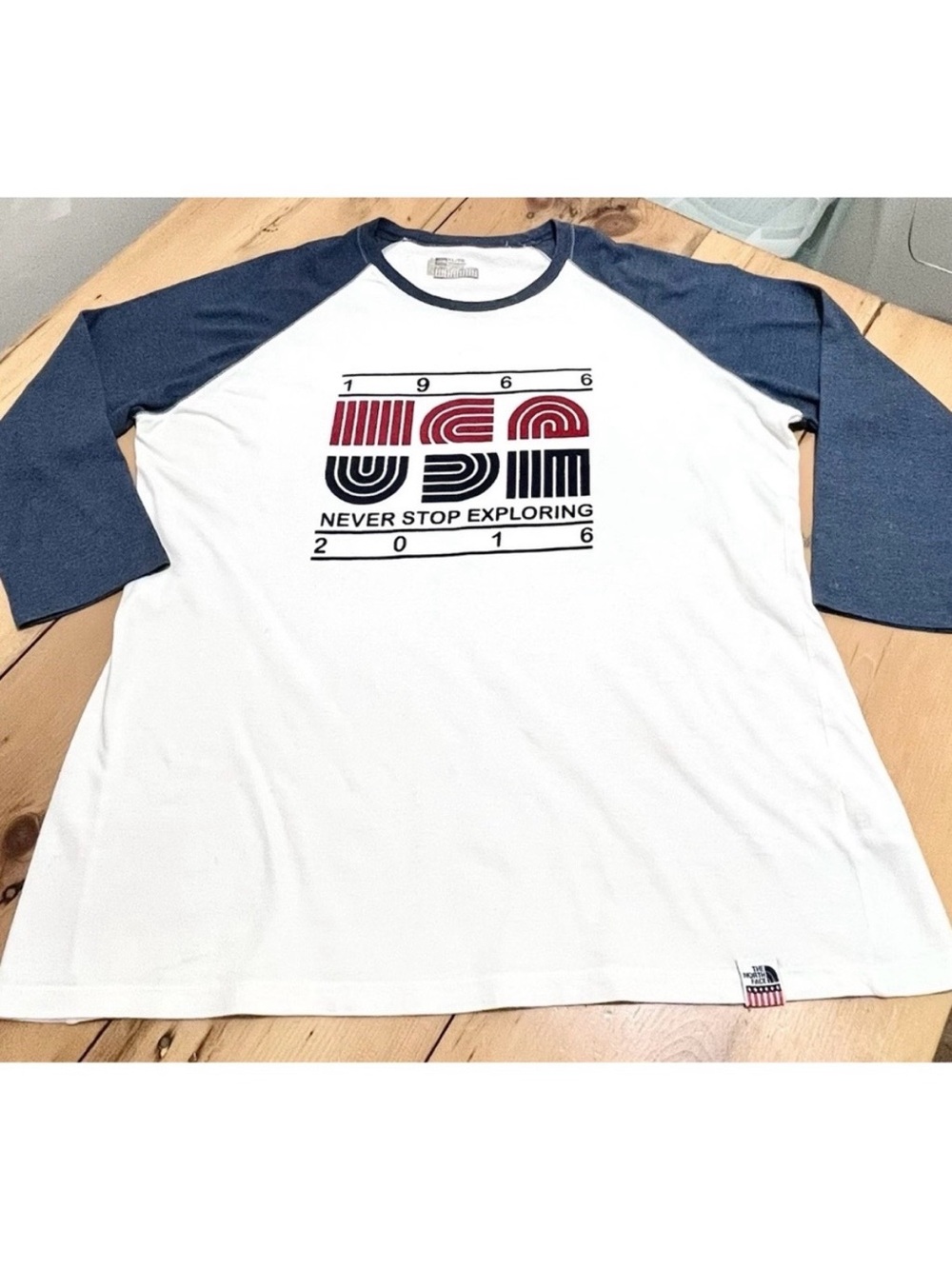 THE NORTH FACE USA Raglan 3/4-Sleeve Baseball T-Shirt - classic fit